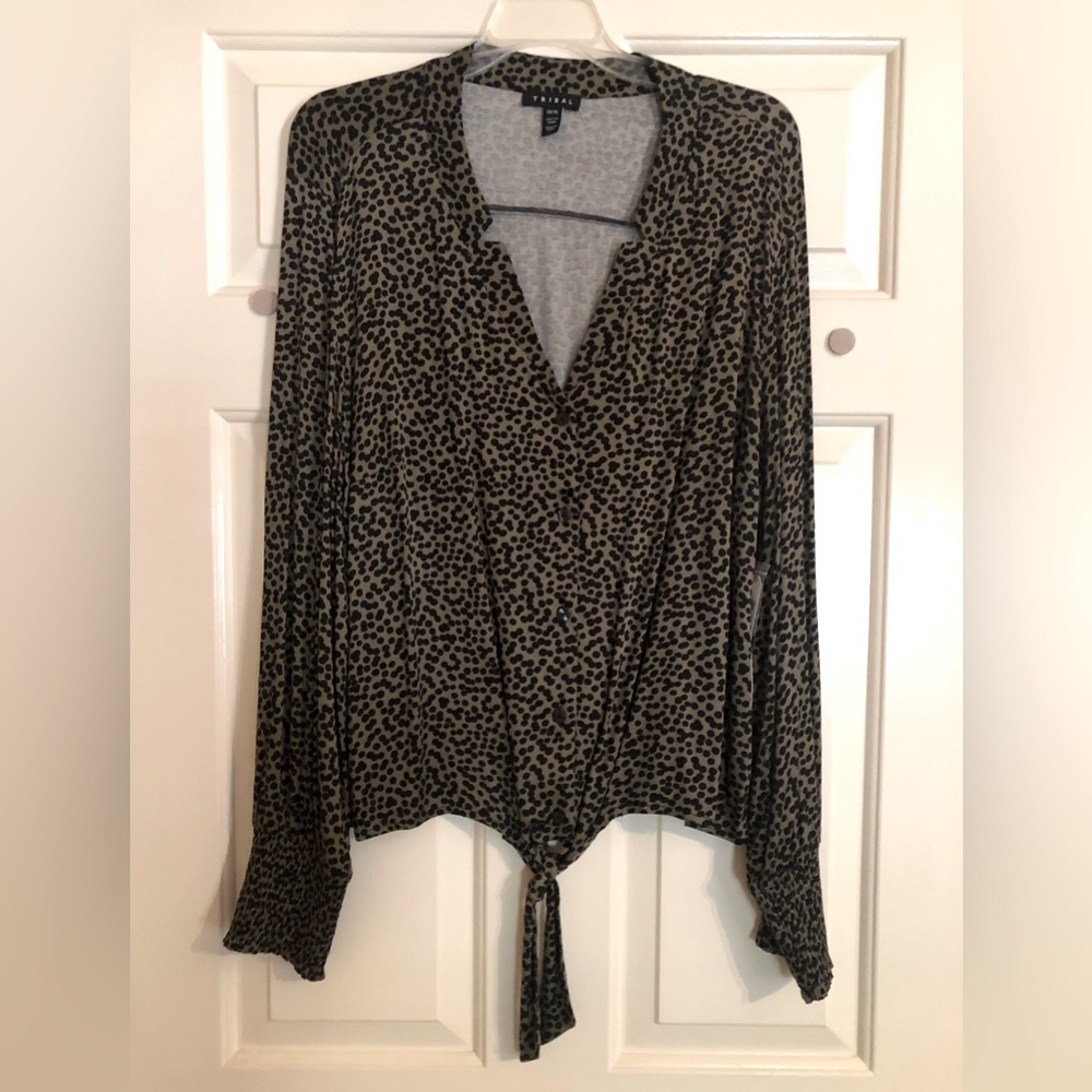 TRIBAL Brand long sleeve top